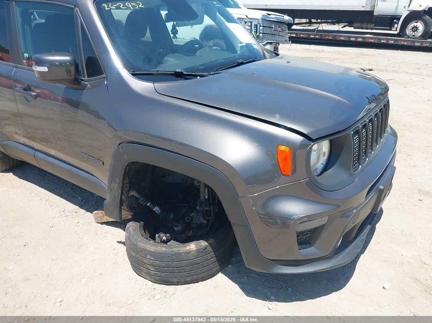 2019 Jeep Renegade VIN ZACNJABB0KPK00412 IAAI salvage auction — RIGHT FRONT, Salvage Title, sold $1,800 on 2026-08-14 (photo 6)
