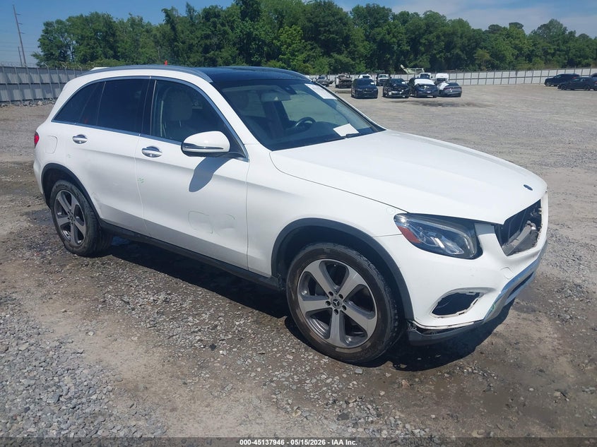 2019 Mercedes-benz Glc VIN WDC0G4JB1KF620627 IAAI salvage auction — FRONT END, Salvage (Georgia), sold $6,400 on 2026-07-31 (photo 1)