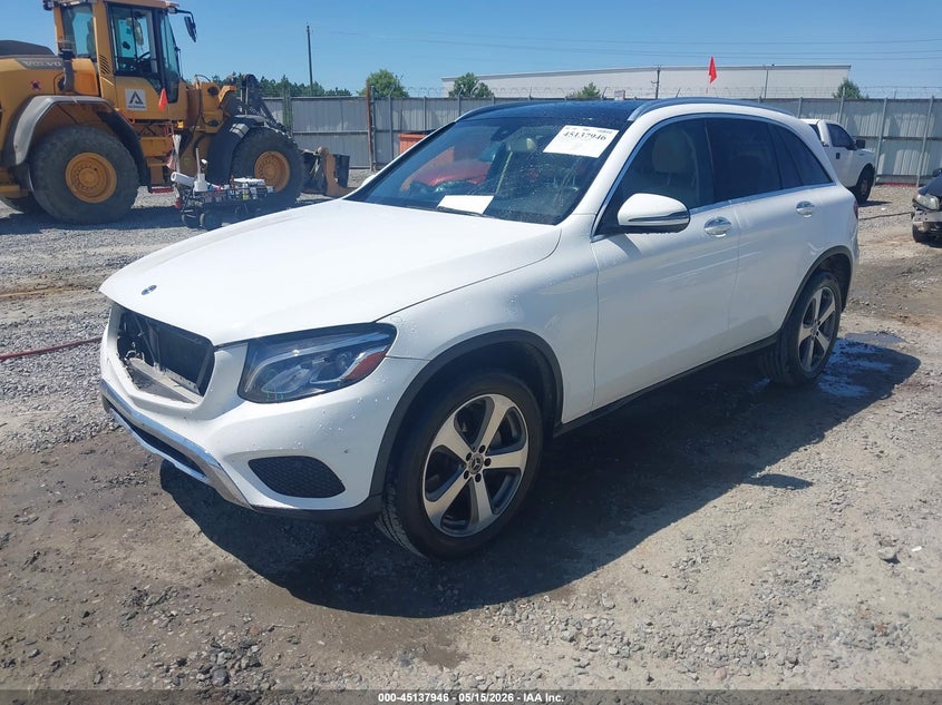 2019 Mercedes-benz Glc VIN WDC0G4JB1KF620627 IAAI salvage auction — FRONT END, Salvage (Georgia), sold $6,400 on 2026-07-31 (photo 2)