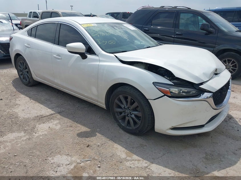 2018 Mazda 6 VIN JM1GL1UM5J1329698 IAAI salvage auction — FRONT END, Original (Texas), sold $1,550 on 2026-07-17 (photo 1)