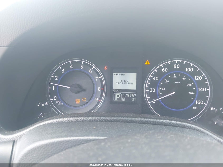 2013 Infiniti G VIN JN1CV6AR9DM358410 IAAI salvage auction — LEFT & RIGHT, Salvage (Texas), sold $1,200 on 2026-07-14 (photo 7)