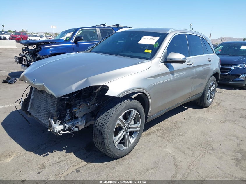 2019 Mercedes-benz Glc VIN WDC0G4KB9KV136919 IAAI salvage auction — FRONT END, Salvage (Nevada), sold $5,300 on 2026-07-14 (photo 2)