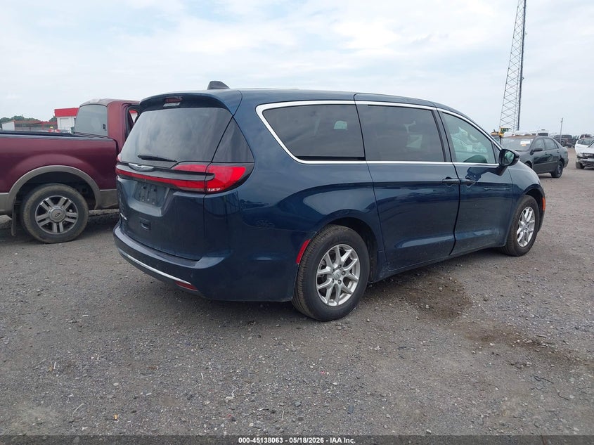 2025 Chrysler Pacifica VIN 2C4RC1BG0SR587551 IAAI salvage auction — HAIL, Salvage Title, sold $16,200 on 2026-08-19 (photo 4)