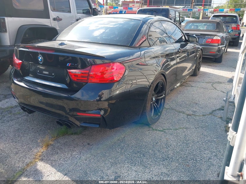 2016 BMW M4 VIN WBS3U9C53GP970223 IAAI salvage auction — NORMAL WEAR, Clear (Indiana), sold $15,225 on 2026-07-14 (photo 4)