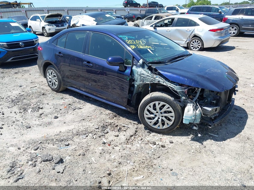 2023 Toyota Corolla VIN JTDBCMFE8PJ002545 IAAI salvage auction — FRONT END, Salvage (Georgia), sold $4,900 on 2026-07-29 (photo 1)