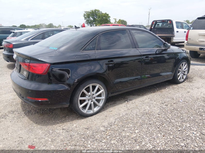 2016 Audi A3 VIN WAUA7GFF3G1094655 IAAI salvage auction — WATER/FLOOD, Certificate Of Destruction (Louisiana), sold $900 on 2026-07-22 (photo 4)