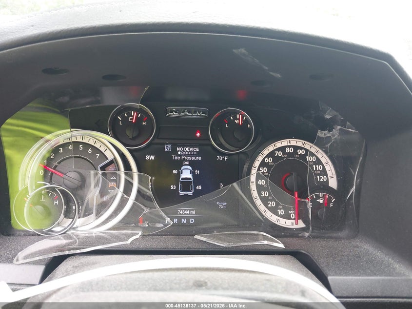 2017 Ram 1500 VIN 1C6RR7UT1HS716469 IAAI salvage auction — VANDALISM, Salvage (Massachusetts), sold $7,100 on 2026-07-18 (photo 7)