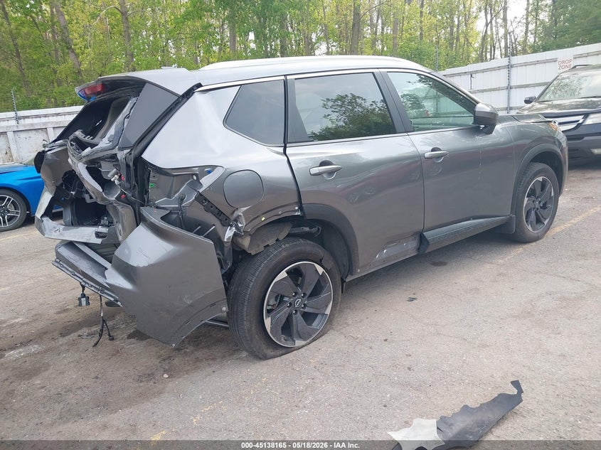 2024 Nissan Rogue VIN JN8BT3BB5RW290380 IAAI salvage auction — REAR END, Scrap (Michigan), sold $5,900 on 2026-07-13 (photo 4)