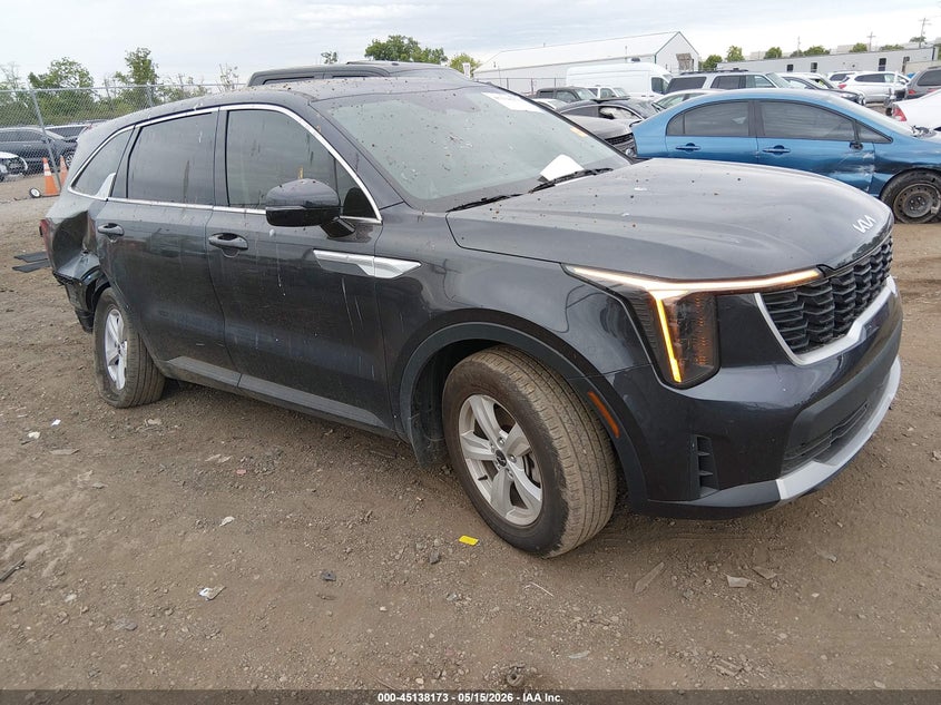 2025 Kia Sorento VIN 5XYRG4JC0SG370249 IAAI salvage auction — REAR END, Salvage (Ohio), sold $9,625 on 2026-07-16 (photo 1)