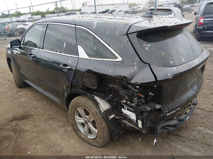 2025 Kia Sorento VIN 5XYRG4JC0SG370249 IAAI salvage auction — REAR END, Salvage (Ohio), sold $9,625 on 2026-07-16 (photo 3)