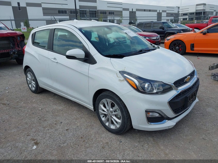 2019 Chevrolet Spark VIN KL8CD6SA8KC701910 IAAI salvage auction — LEFT SIDE, Original (Texas), sold $1,900 on 2026-08-01 (photo 1)