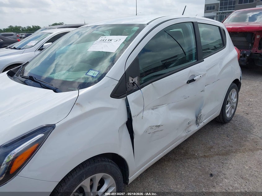 2019 Chevrolet Spark VIN KL8CD6SA8KC701910 IAAI salvage auction — LEFT SIDE, Original (Texas), sold $1,900 on 2026-08-01 (photo 6)