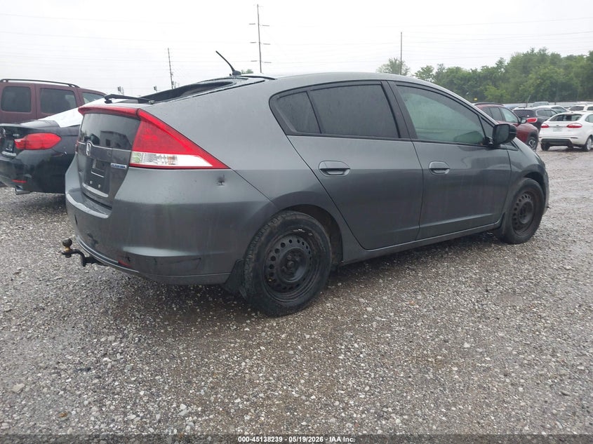 2010 Honda Insight VIN JHMZE2H5XAS002458 IAAI salvage auction — HAIL, Clear (Missouri), sold $250 on 2026-07-20 (photo 4)