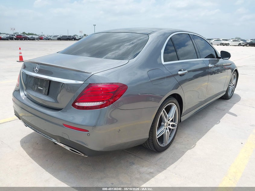 2018 Mercedes-benz E-klasse VIN WDDZF4JB3JA465015 IAAI salvage auction — LEFT FRONT, Original (Texas), sold $9,300 on 2026-07-29 (photo 4)
