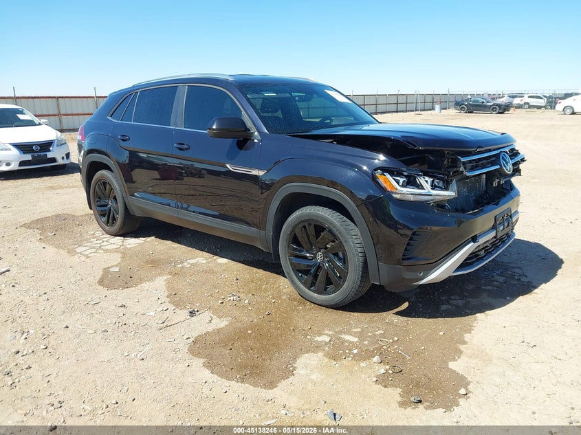 2023 Volkswagen Atlas cross sport VIN 1V2HC2CA8PC201341 IAAI salvage auction — FRONT END, Original (Texas), sold $9,200 on 2026-07-10 (photo 1)