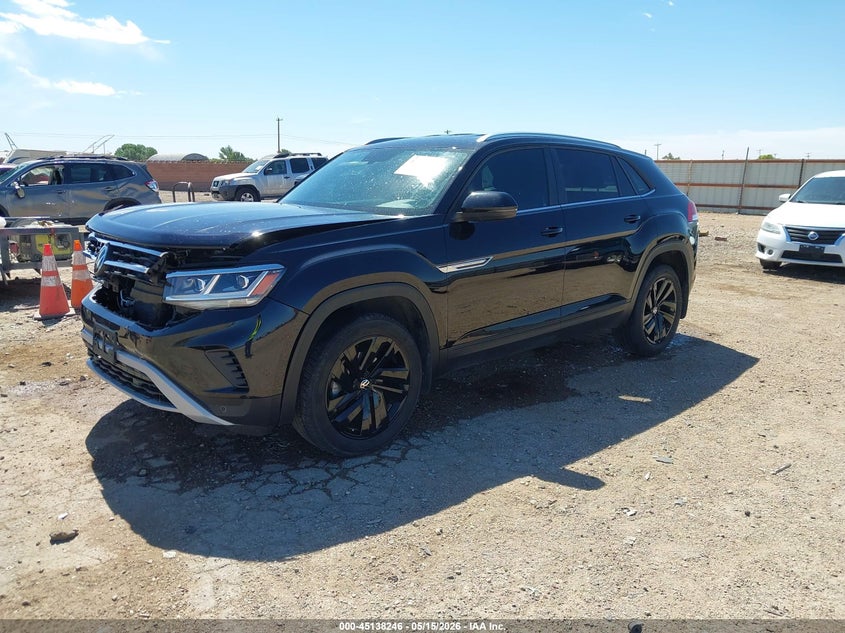 2023 Volkswagen Atlas cross sport VIN 1V2HC2CA8PC201341 IAAI salvage auction — FRONT END, Original (Texas), sold $9,200 on 2026-07-10 (photo 2)