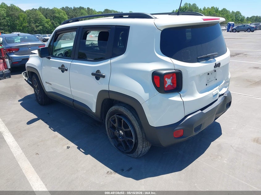 2019 Jeep Renegade VIN ZACNJABB9KPK89591 IAAI salvage auction — RIGHT FRONT, Salvage (North Carolina), sold $750 on 2026-07-29 (photo 3)