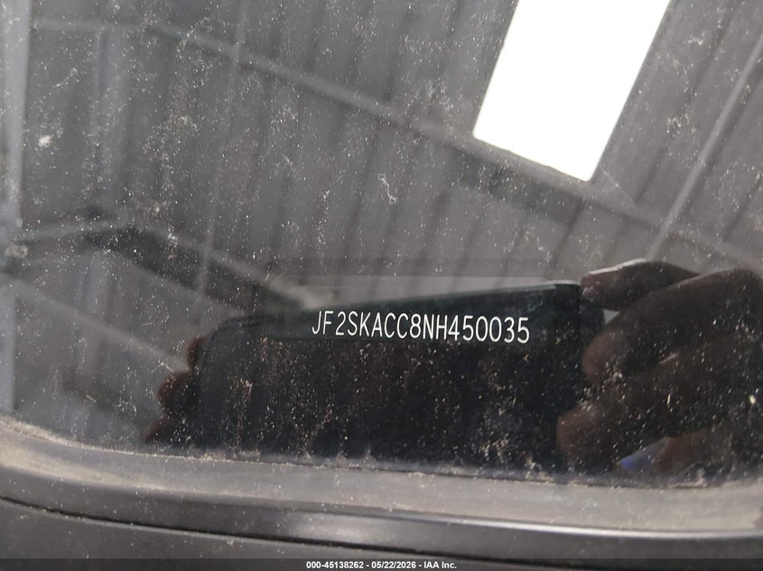 2022 Subaru Forester VIN JF2SKACC8NH450035 IAAI salvage auction — LEFT SIDE, Rebuildable (Florida), sold $4,400 on 2026-07-15 (photo 9)