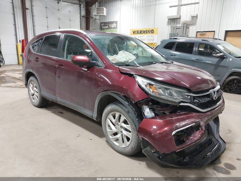 2016 Honda Cr-v VIN 5J6RM4H74GL070432 IAAI salvage auction — FRONT END, Salvage (North Dakota), sold $3,300 on 2026-07-24 (photo 1)