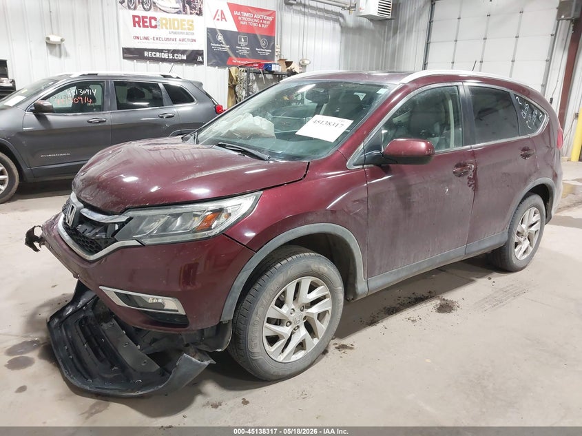2016 Honda Cr-v VIN 5J6RM4H74GL070432 IAAI salvage auction — FRONT END, Salvage (North Dakota), sold $3,300 on 2026-07-24 (photo 2)