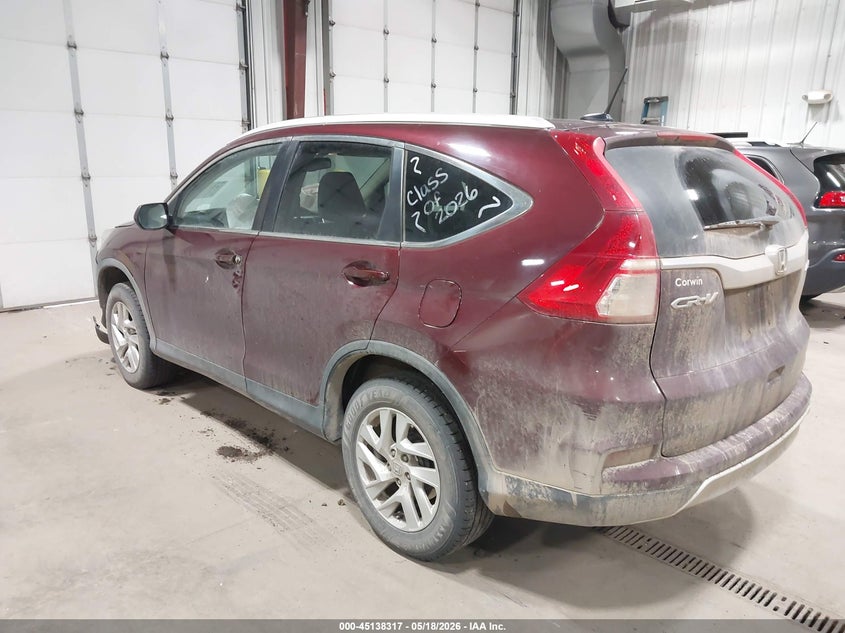 2016 Honda Cr-v VIN 5J6RM4H74GL070432 IAAI salvage auction — FRONT END, Salvage (North Dakota), sold $3,300 on 2026-07-24 (photo 3)