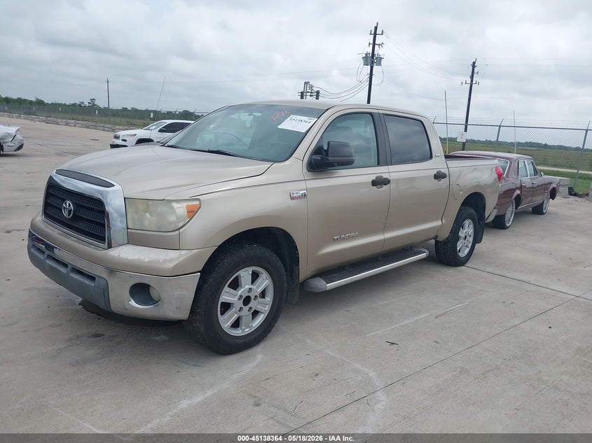 2008 Toyota Tundra VIN 5TFEV54138X060123 IAAI salvage auction — NORMAL WEAR, Salvage (Texas), sold $2,750 on 2026-07-24 (photo 2)