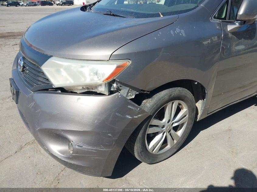 2014 Nissan Quest VIN JN8AE2KP2E9100605 IAAI salvage auction — NORMAL WEAR, Clear - Dealer Only (California), sold $400 on 2026-07-14 (photo 6)
