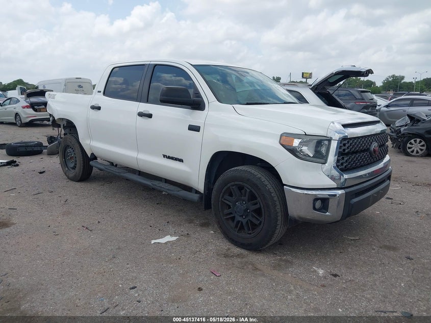 2021 Toyota Tundra VIN 5TFDY5F12MX015412 IAAI salvage auction — REAR END, Original (Texas), sold $18,200 on 2026-07-29 (photo 1)