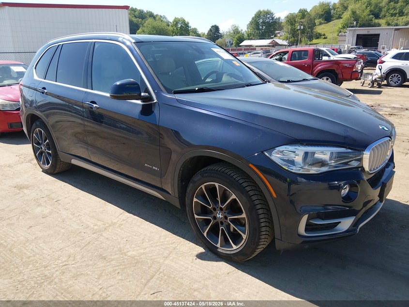 2017 BMW X5 VIN 5UXKR0C37H0V79132 IAAI salvage auction — FRONT END, Salvage (West Virginia), sold $4,325 on 2026-07-09 (photo 1)