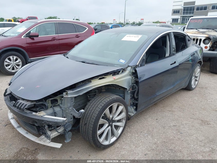 2020 Tesla Model 3 VIN 5YJ3E1EB9LF711975 IAAI salvage auction — LEFT SIDE, Salvage (Texas), sold $4,700 on 2026-07-16 (photo 6)