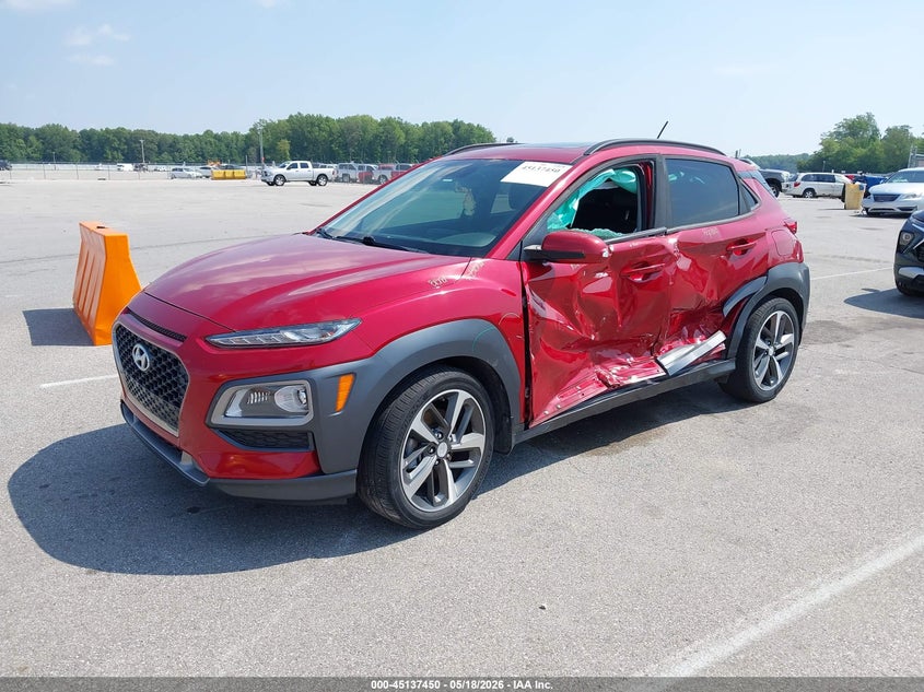2018 Hyundai Kona VIN KM8K33A55JU080400 IAAI salvage auction — LEFT SIDE, Clear (Indiana), sold $1,900 on 2026-07-23 (photo 2)