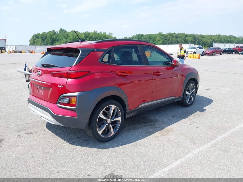 2018 Hyundai Kona VIN KM8K33A55JU080400 IAAI salvage auction — LEFT SIDE, Clear (Indiana), sold $1,900 on 2026-07-23 (photo 4)