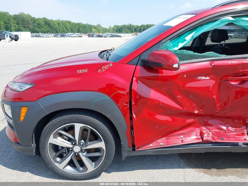 2018 Hyundai Kona VIN KM8K33A55JU080400 IAAI salvage auction — LEFT SIDE, Clear (Indiana), sold $1,900 on 2026-07-23 (photo 6)