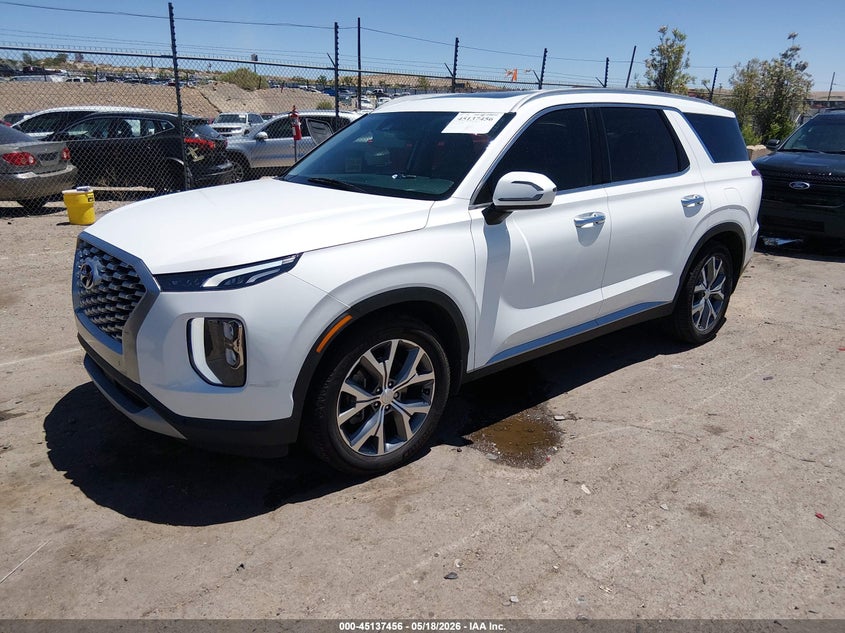 2021 Hyundai Palisade VIN KM8R44HE4MU281734 IAAI salvage auction — RIGHT REAR, Salvage (New Mexico), sold $7,650 on 2026-07-29 (photo 2)