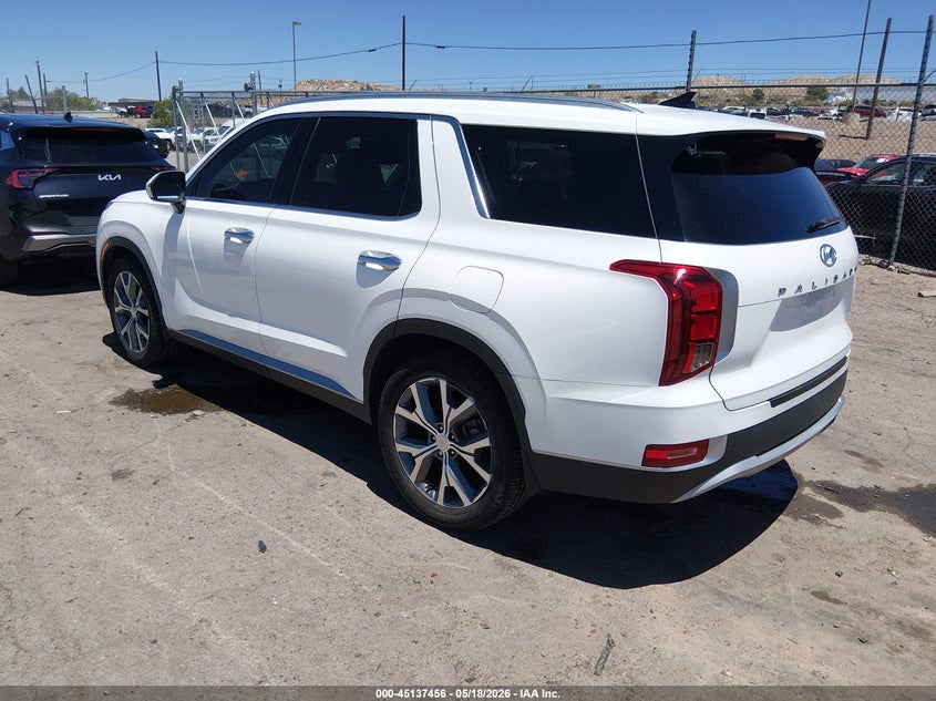 2021 Hyundai Palisade VIN KM8R44HE4MU281734 IAAI salvage auction — RIGHT REAR, Salvage (New Mexico), sold $7,650 on 2026-07-29 (photo 3)