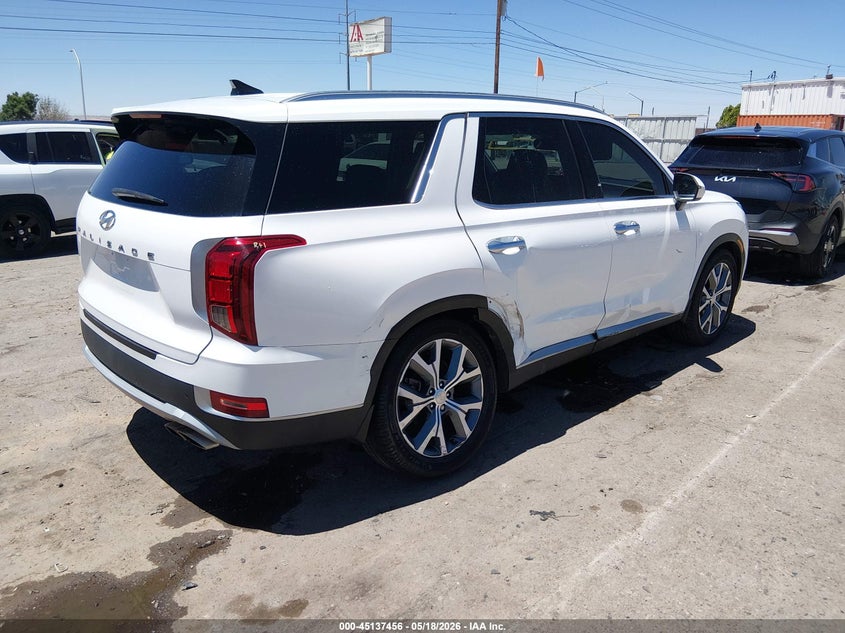 2021 Hyundai Palisade VIN KM8R44HE4MU281734 IAAI salvage auction — RIGHT REAR, Salvage (New Mexico), sold $7,650 on 2026-07-29 (photo 4)