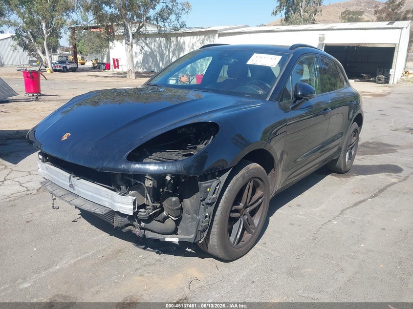 2022 Porsche Macan VIN WP1AA2A53NLB00881 IAAI salvage auction — FRONT END, Salvage (California), sold $20,350 on 2026-07-14 (photo 2)