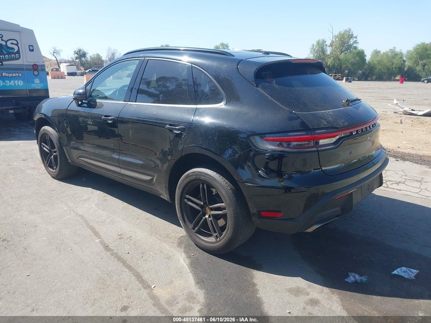 2022 Porsche Macan VIN WP1AA2A53NLB00881 IAAI salvage auction — FRONT END, Salvage (California), sold $20,350 on 2026-07-14 (photo 3)