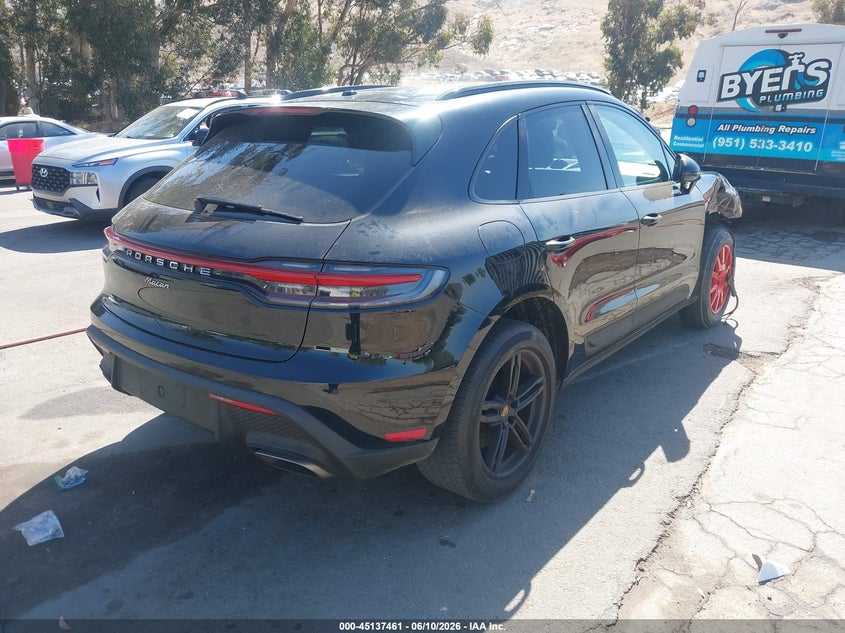2022 Porsche Macan VIN WP1AA2A53NLB00881 IAAI salvage auction — FRONT END, Salvage (California), sold $20,350 on 2026-07-14 (photo 4)