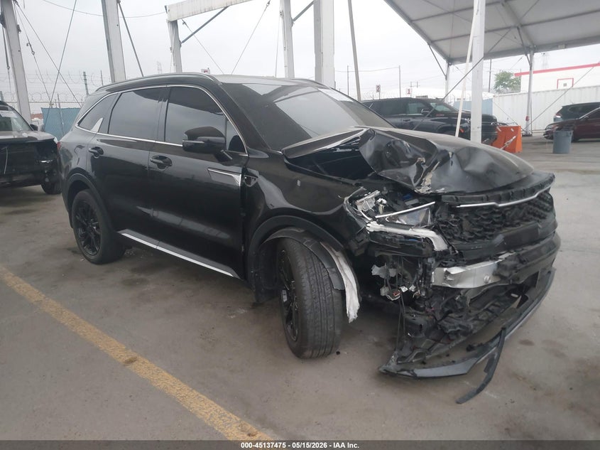 2024 Kia Sorento VIN KNDRHDLG7R5259648 IAAI salvage auction — RIGHT FRONT, Salvage (California), sold $6,100 on 2026-07-08 (photo 1)