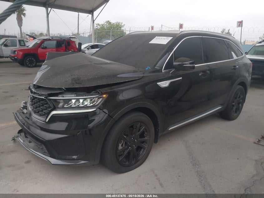 2024 Kia Sorento VIN KNDRHDLG7R5259648 IAAI salvage auction — RIGHT FRONT, Salvage (California), sold $6,100 on 2026-07-08 (photo 2)