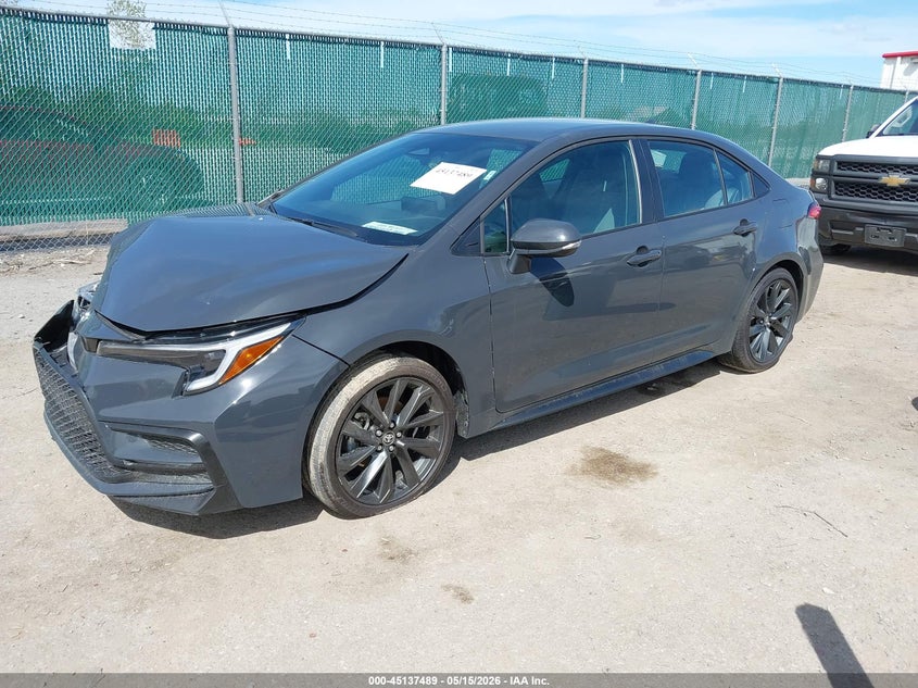 2026 Toyota Corolla VIN 5YFS4MCE5TP257323 IAAI salvage auction — FRONT END, Salvage (Ohio), sold $6,650 on 2026-07-18 (photo 2)