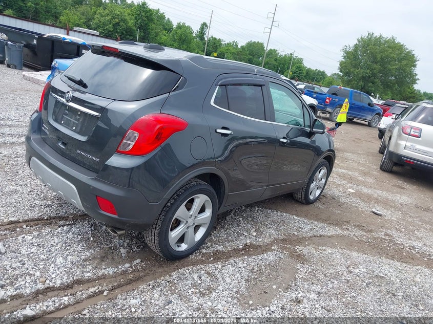 2016 Buick Encore VIN KL4CJCSB6GB532131 IAAI salvage auction — HAIL, Clear (Missouri), sold $1,350 on 2026-07-13 (photo 4)
