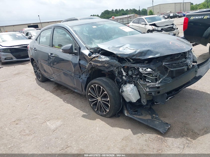 2015 Toyota Corolla VIN 5YFBURHE2FP189346 IAAI salvage auction — FRONT END, Salvage (Texas), sold $925 on 2026-08-01 (photo 1)