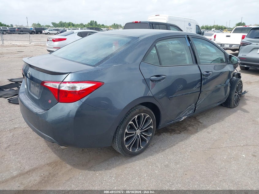 2015 Toyota Corolla VIN 5YFBURHE2FP189346 IAAI salvage auction — FRONT END, Salvage (Texas), sold $925 on 2026-08-01 (photo 4)