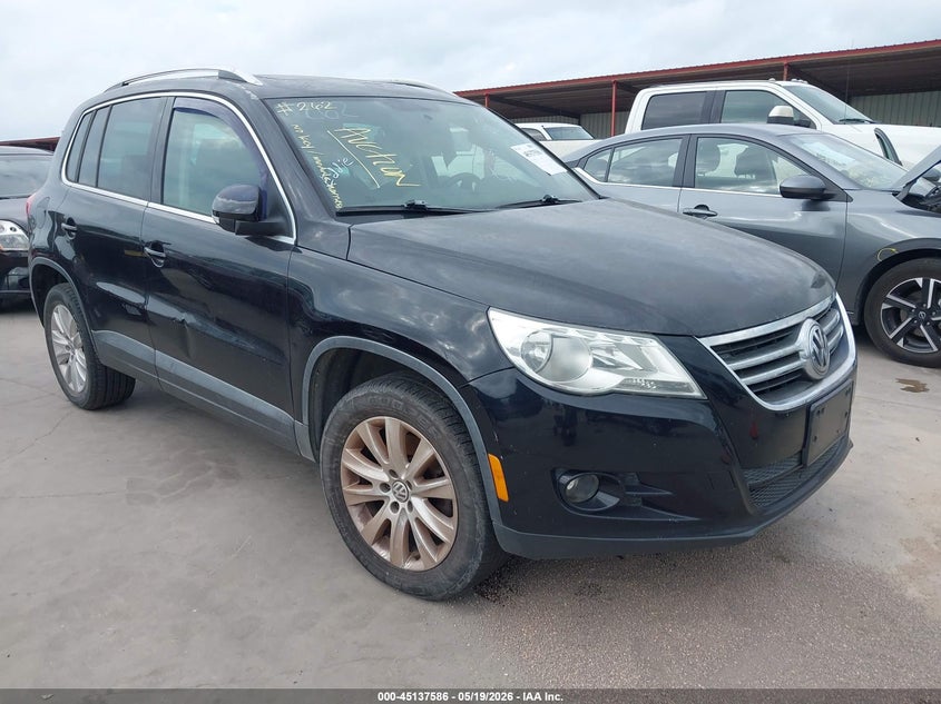 2009 Volkswagen Tiguan VIN WVGBV75N89W526213 IAAI salvage auction — FRESH WATER, Original (Texas), sold $250 on 2026-07-14 (photo 1)