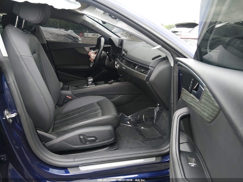 2022 Audi A5 VIN WAUCBCF52NA005887 IAAI salvage auction — FRONT END, Salvage Title, sold $7,200 on 2026-08-21 (photo 5)