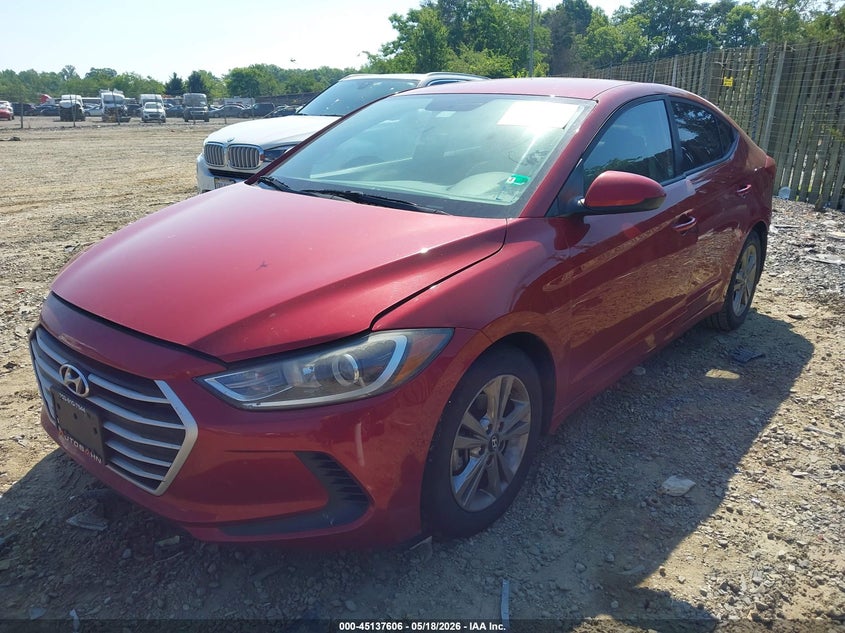 2018 Hyundai Elantra VIN KMHD84LFXJU610267 IAAI salvage auction — REAR END, Salvage (Virginia), sold $2,200 on 2026-07-13 (photo 2)