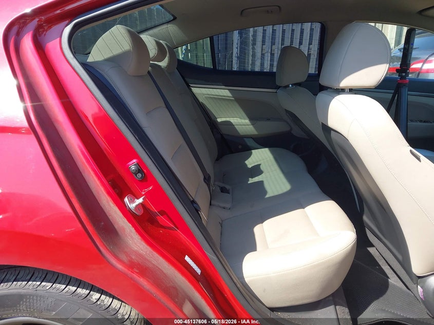 2018 Hyundai Elantra VIN KMHD84LFXJU610267 IAAI salvage auction — REAR END, Salvage (Virginia), sold $2,200 on 2026-07-13 (photo 8)