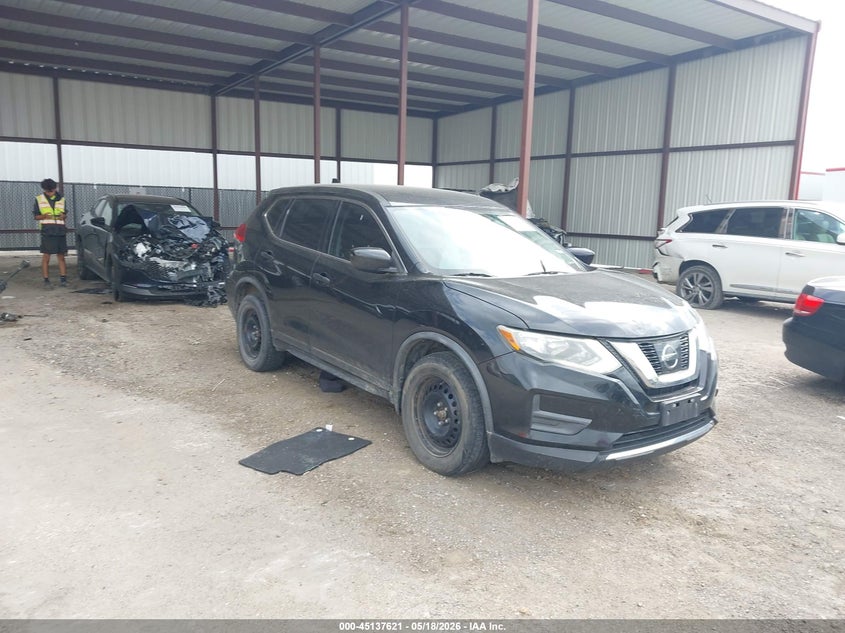 2017 Nissan Rogue VIN JN8AT2MV7HW275956 IAAI salvage auction — LEFT SIDE, Salvage (Texas), sold $1,525 on 2026-07-28 (photo 1)
